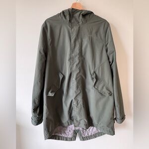 Women's Green waterproof Raincoat